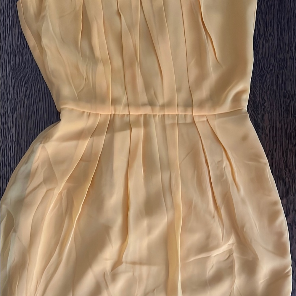 Chic Yellow Sleeveless Mini Dress by Walter Baker - Picture 3 of 10